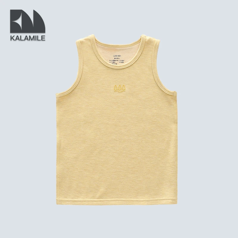 KALAMILE【温暖如初】儿童冬季内穿加绒加厚保暖背心马甲W4111