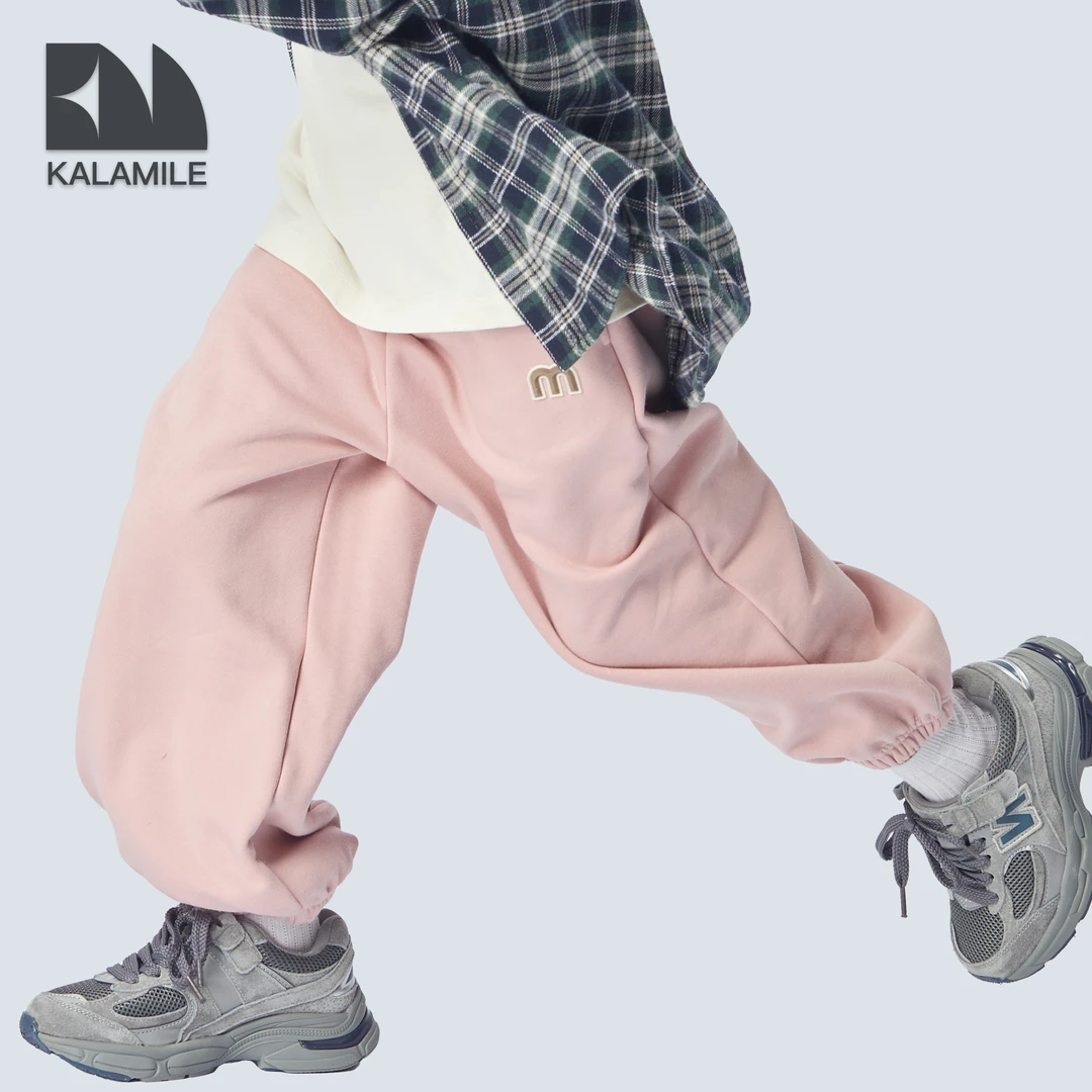 KALAMILE【M色彩】儿童萌娃穿搭春季M标潮流百搭宽松休闲裤-1218B
