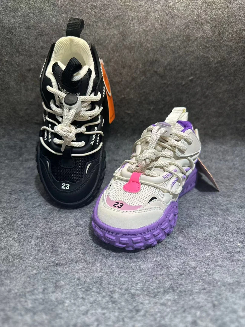 AKTUGA儿童时尚休闲小皮鞋百搭潮流学生鞋2308-102