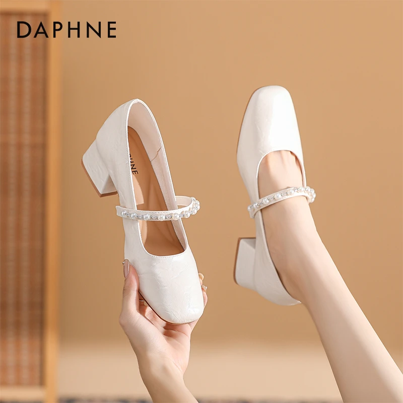 达芙妮法式浅口玛丽珍女鞋