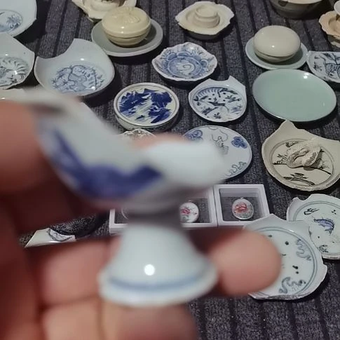 瓷片景德镇青花瓷片影青瓷片