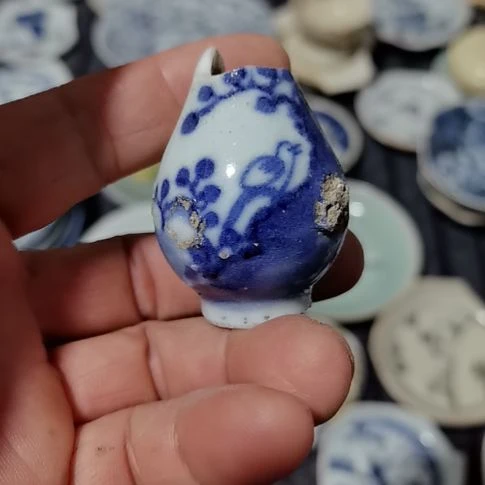 瓷片景德镇青花瓷片影青瓷片