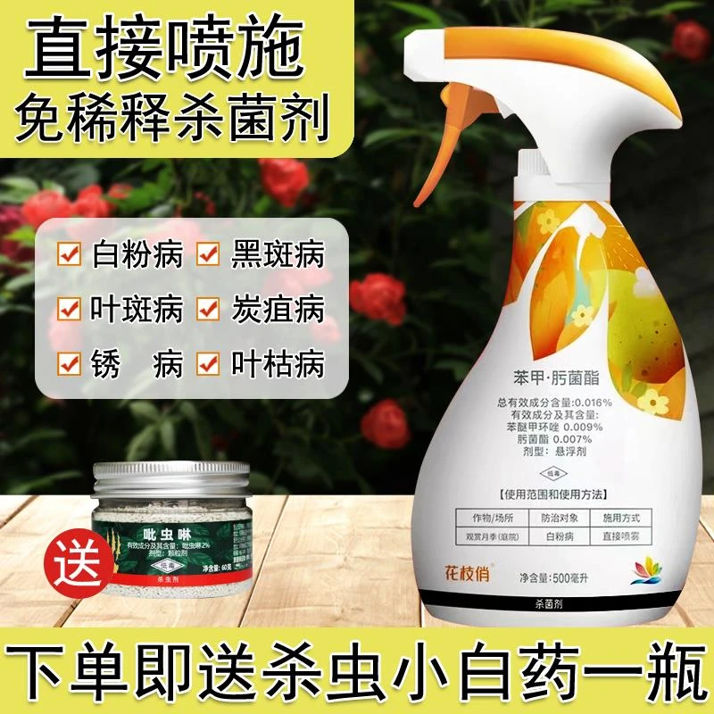 千百季花枝俏植物杀菌剂通用免稀释月季白粉黑斑花药花卉除菌家用