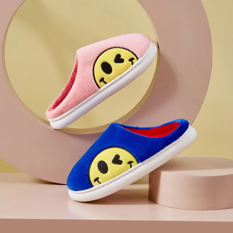 【微瑕】酷趣情侣舒适居家秋冬保暖亲子儿童卡通棉拖鞋3602