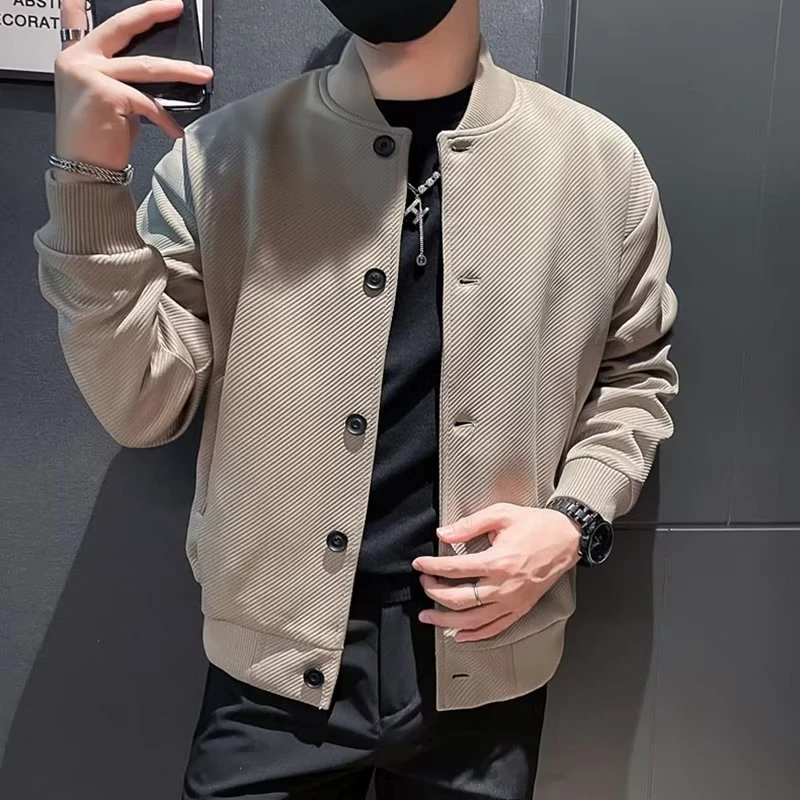 痞帅棒球服外套男春秋季高级感休闲工装夹克男士秋装上衣潮牌潮流