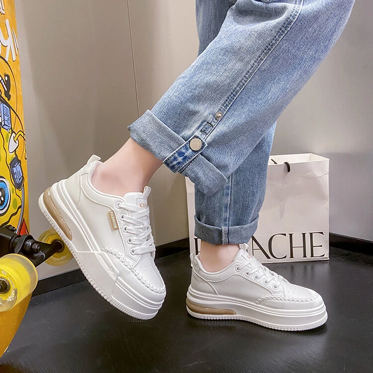 浅口单鞋2023年夏季休闲内增高纯色