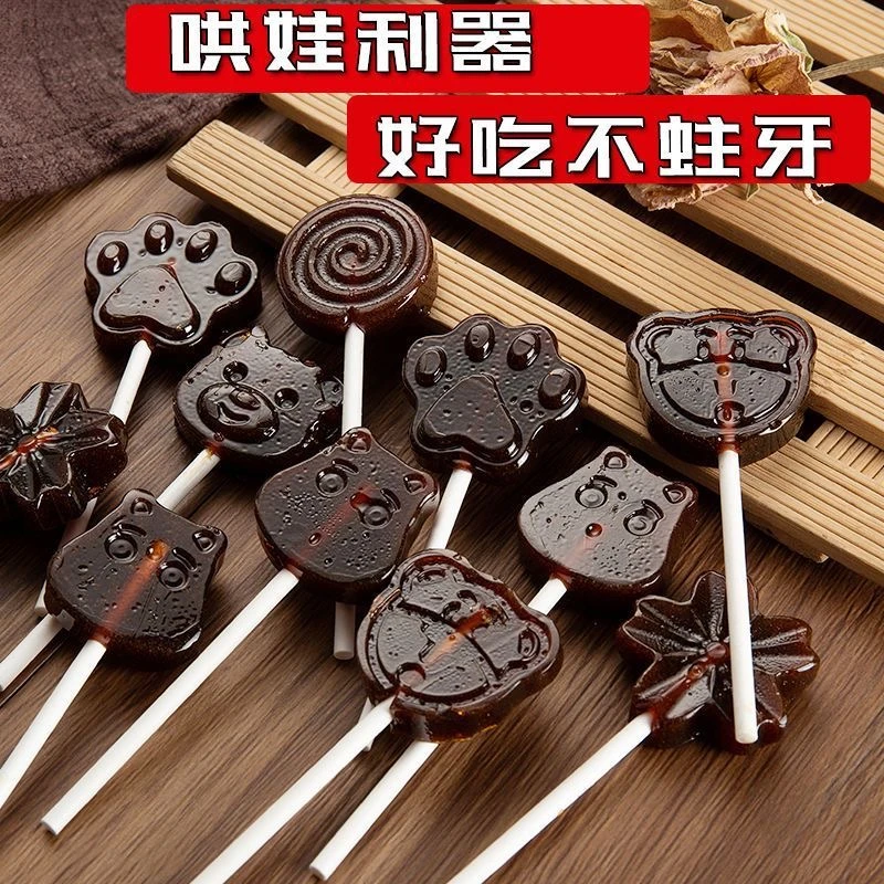 秋梨膏润喉棒棒糖儿童清甜即食硬质糖果好吃不上火雪梨童年小包