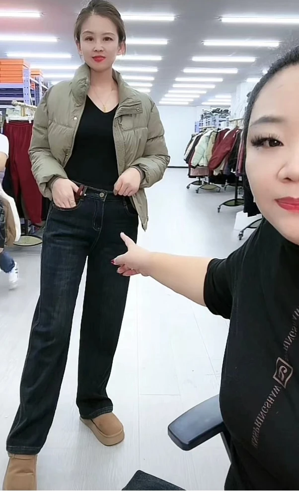 女士秋冬新款加绒牛仔裤 99002-A743*****