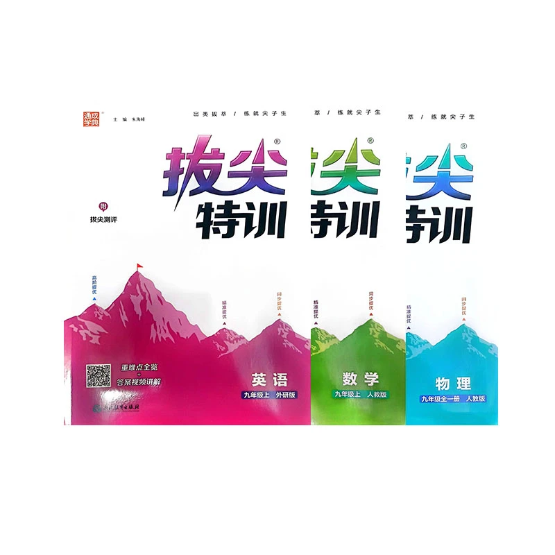 2024秋通城学典拔尖特训八九年级上册数学物理英语