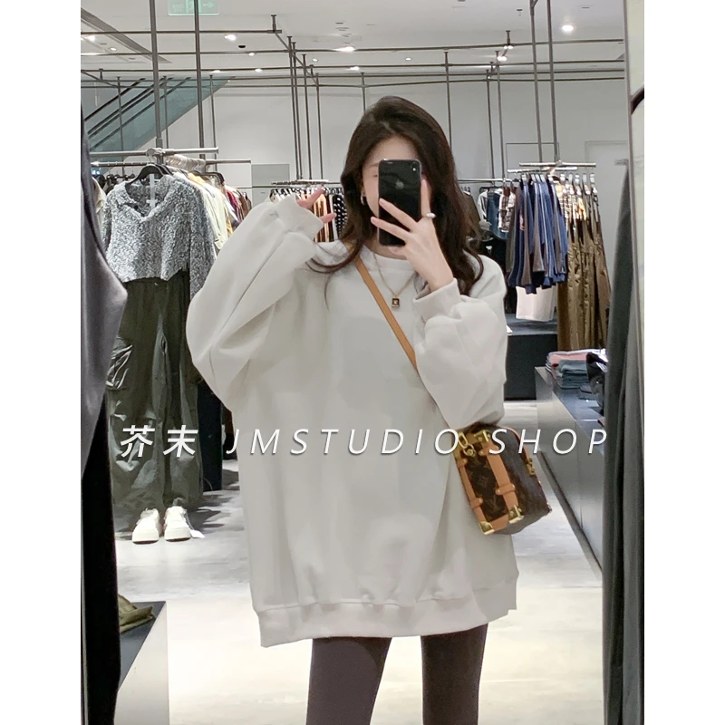 【浮浮款-只出不进】高克重圆领净版卫衣