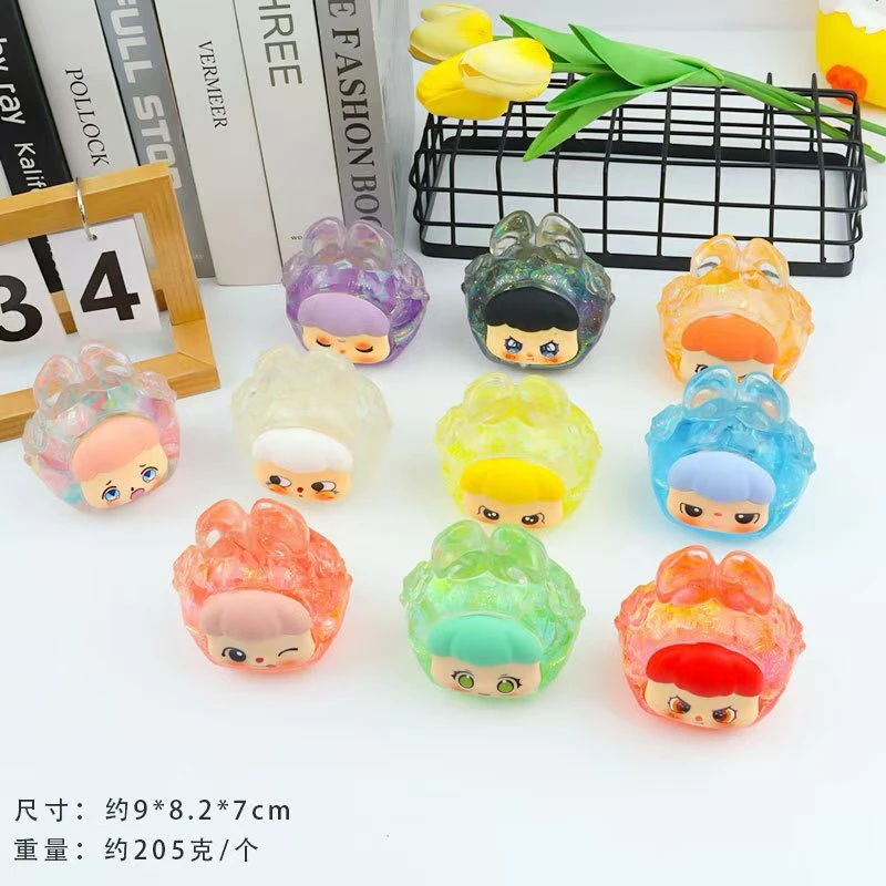 【双许愿色】巨无霸干花梦梦兔对对碰手工diy潮玩摆件