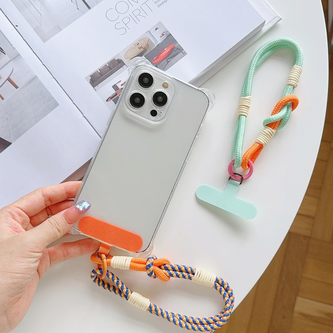拼接百搭多巴胺手腕绳手机壳防丢通用手腕绳相机包包手腕绳手提链