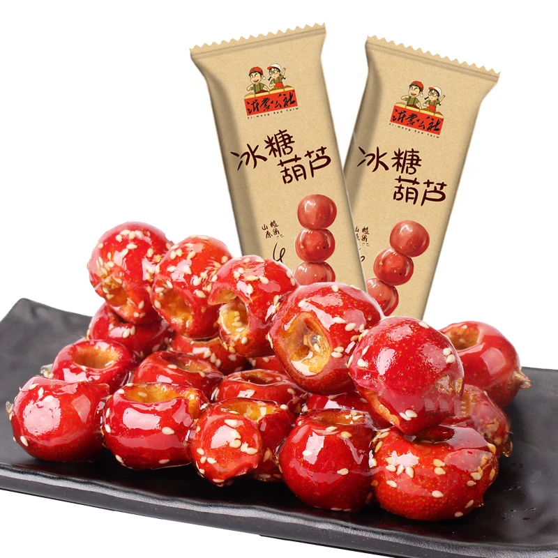 沂蒙公社冰糖葫芦25g*10支空心去籽冻干工艺吃起来嘎嘣脆