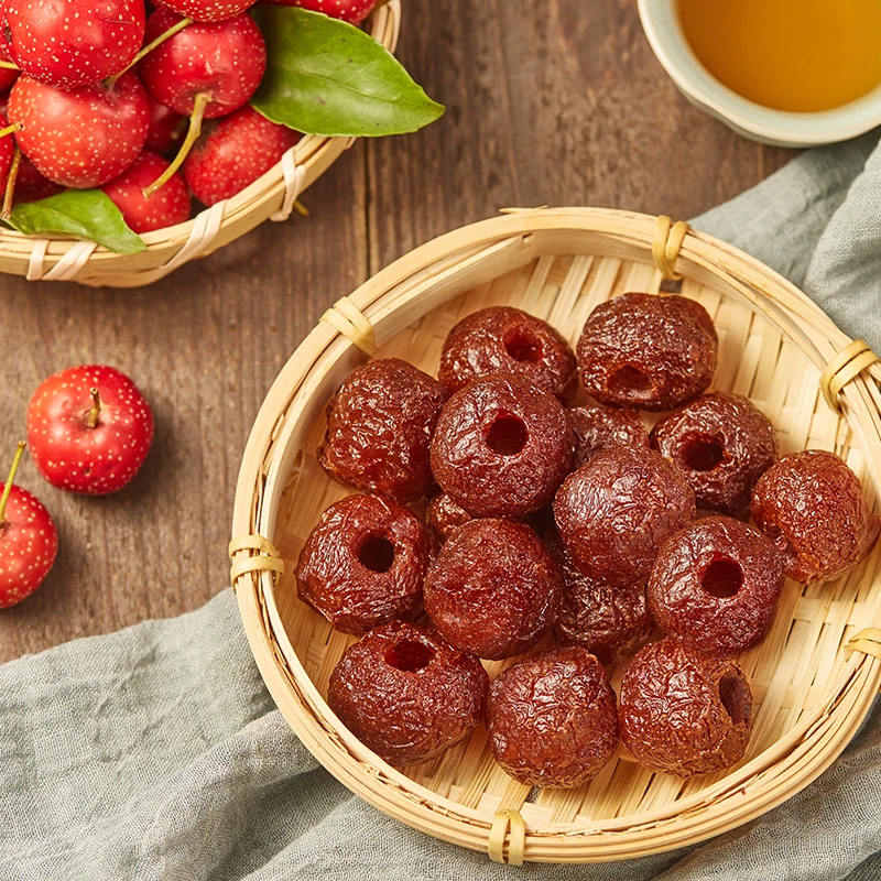 公社空心山楂250g*2袋解馋零食原味新鲜去核干净无核果脯工艺