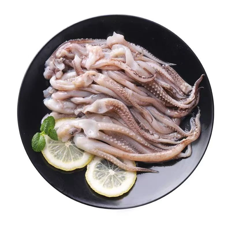 【吃好点，找老黄】美味组合鲜冻八爪鱼和无冰鱿鱼须和熟冻扇贝肉