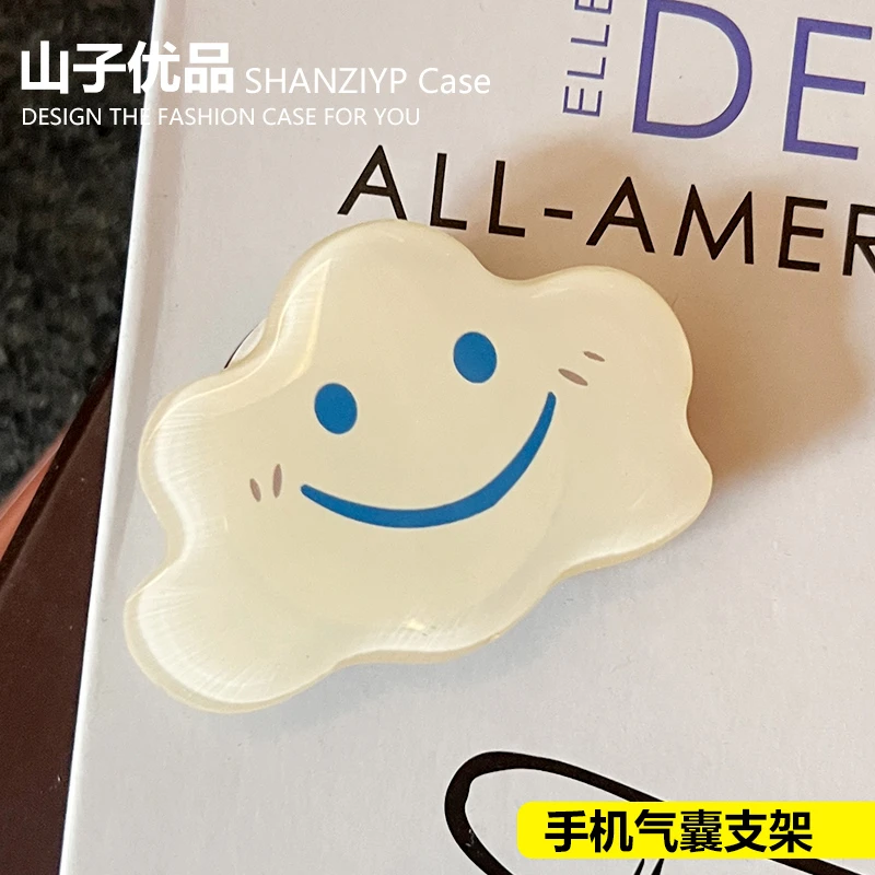 创意可爱异形卡通气囊手机支架滴胶可伸缩粘贴式支撑神器优品ins