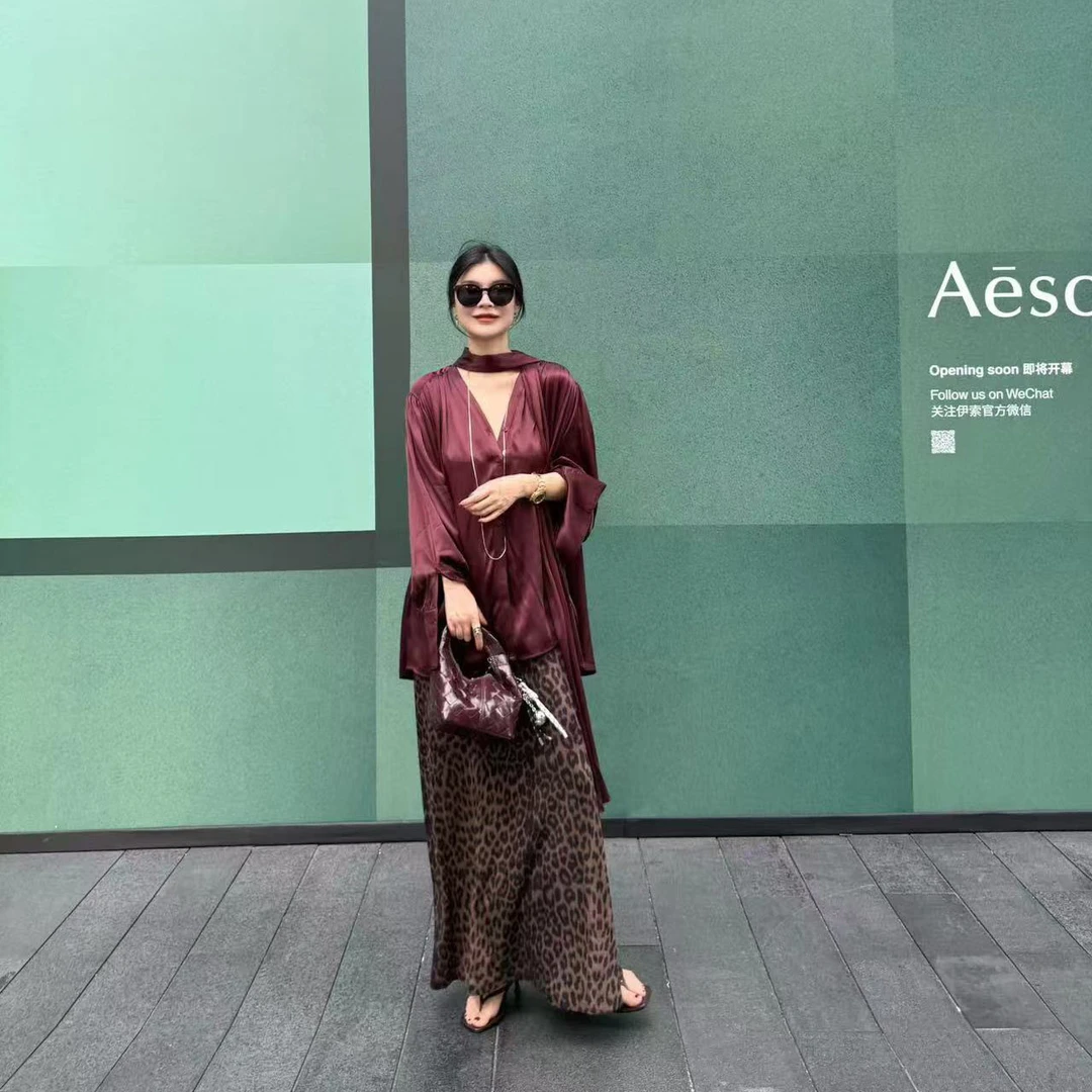 郭甜心【法式浪漫】早秋气质松弛感小众设计时尚气质百搭衬衫80504