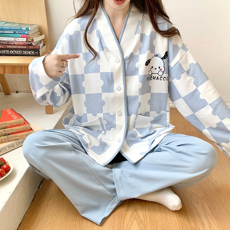 帕恰狗可爱日系少女睡衣春秋款爆款2025新款可外穿学生宿舍家居服