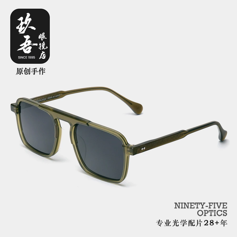 玖吾M883时尚潮流板材单梁方框太阳设计师偏光网红紫外线复古街拍