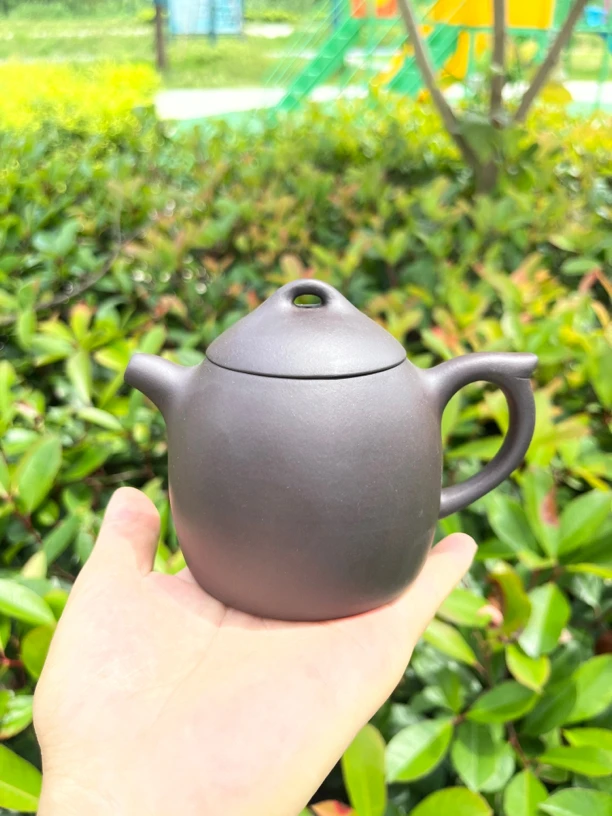 秦权壶230cc老紫泥