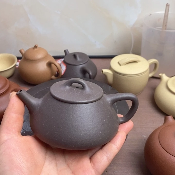 紫砂茶壶不挑毛病天青精工半手200cc左右