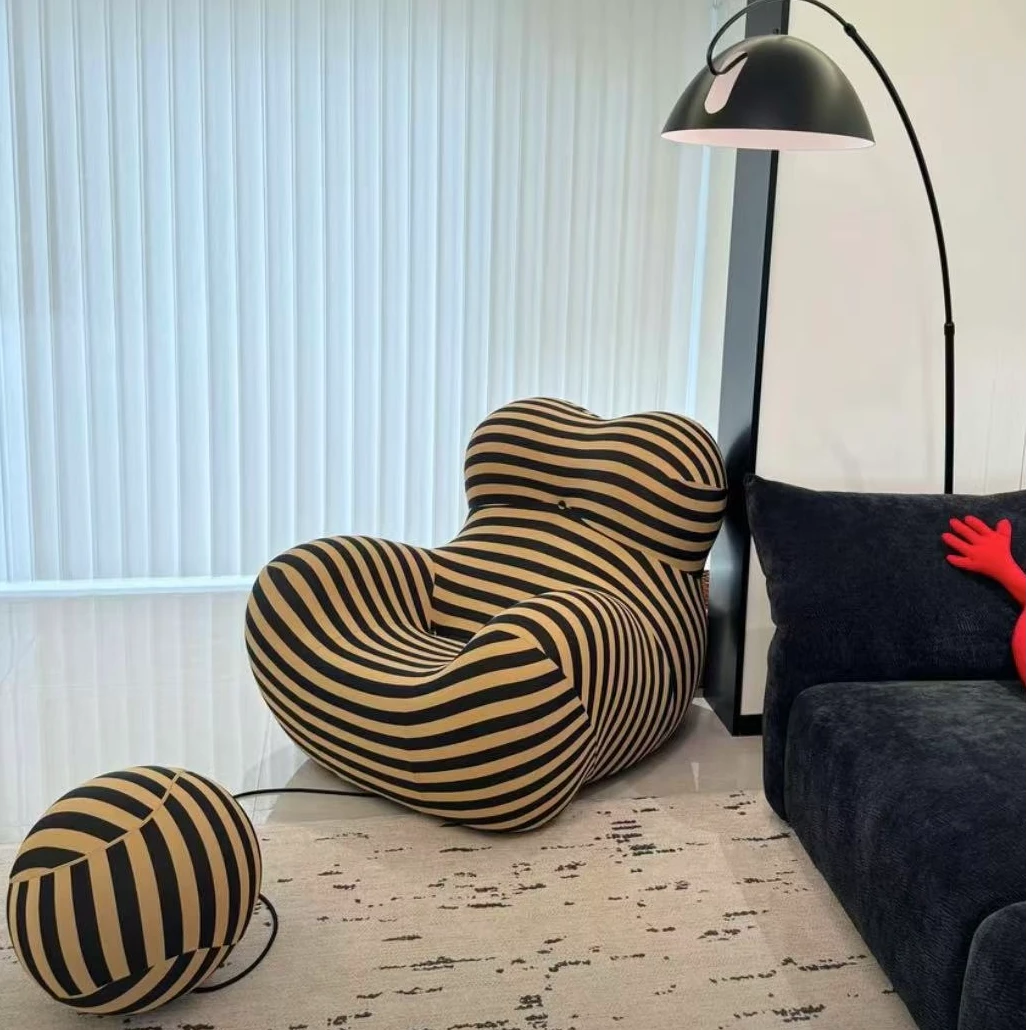 【可拆洗款】妈妈怀抱毛绒个性沙发可爱榻榻米客厅阳台单人沙发椅