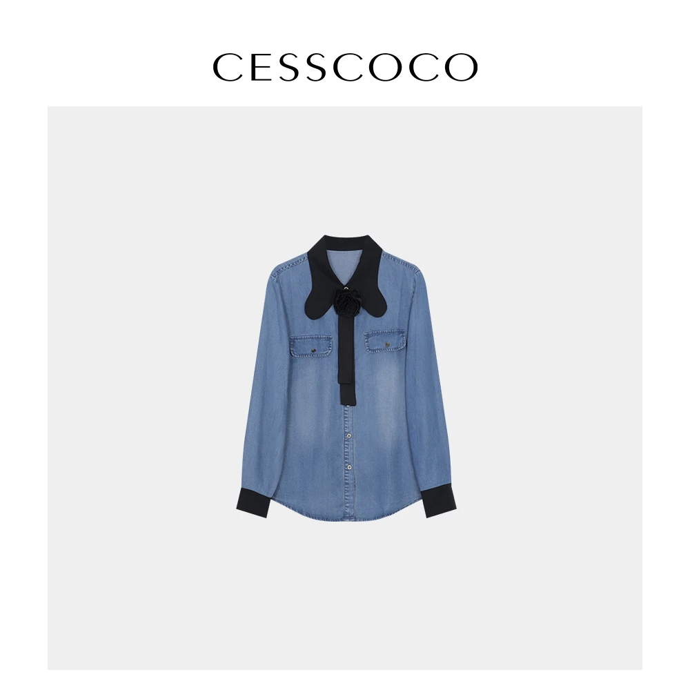 【大梦专属】【CESSCOCO】牛仔上衣 S12D318001
