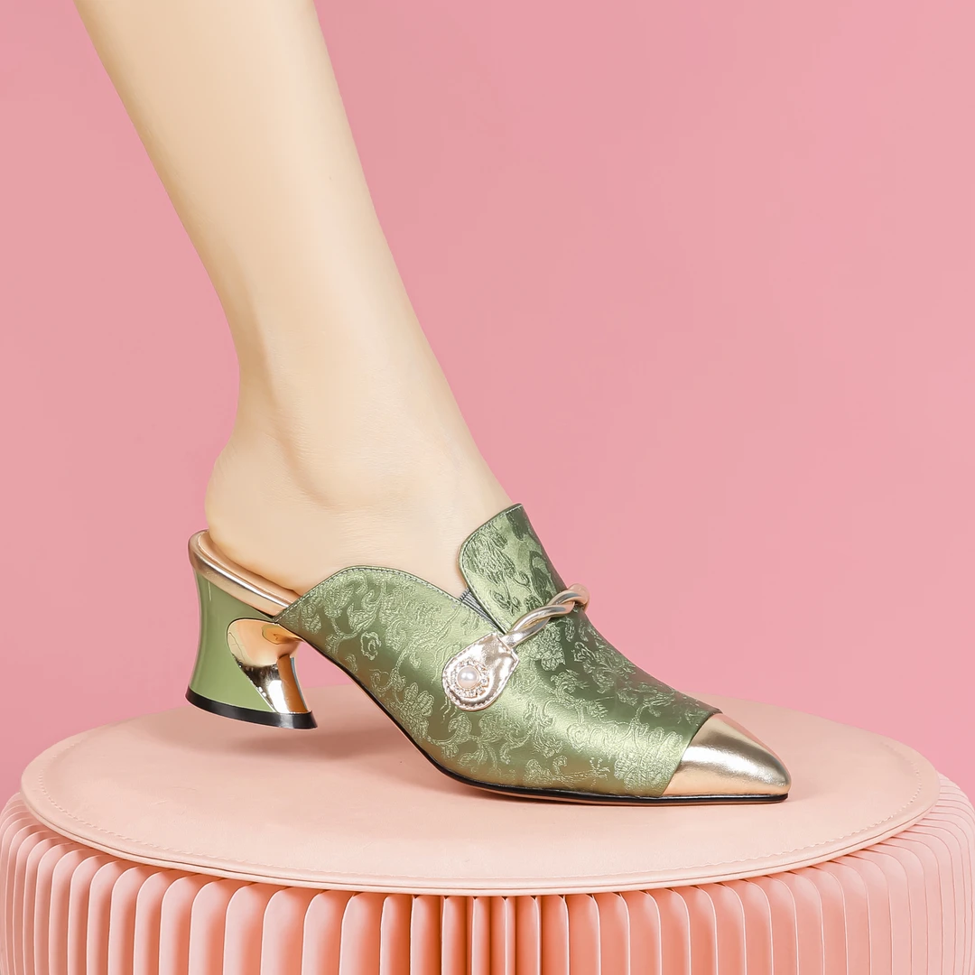 （ 40）027新中式国风拖鞋-2024夏季时尚百搭新式国风包头拖137