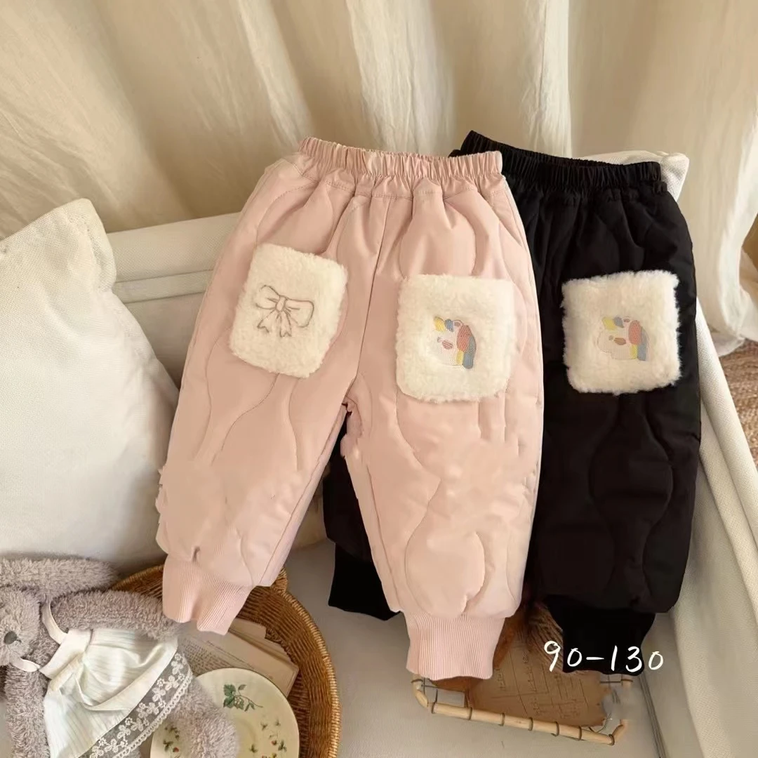 女童卡通三防蚕丝棉休闲卫裤（AYY-929-冬A）