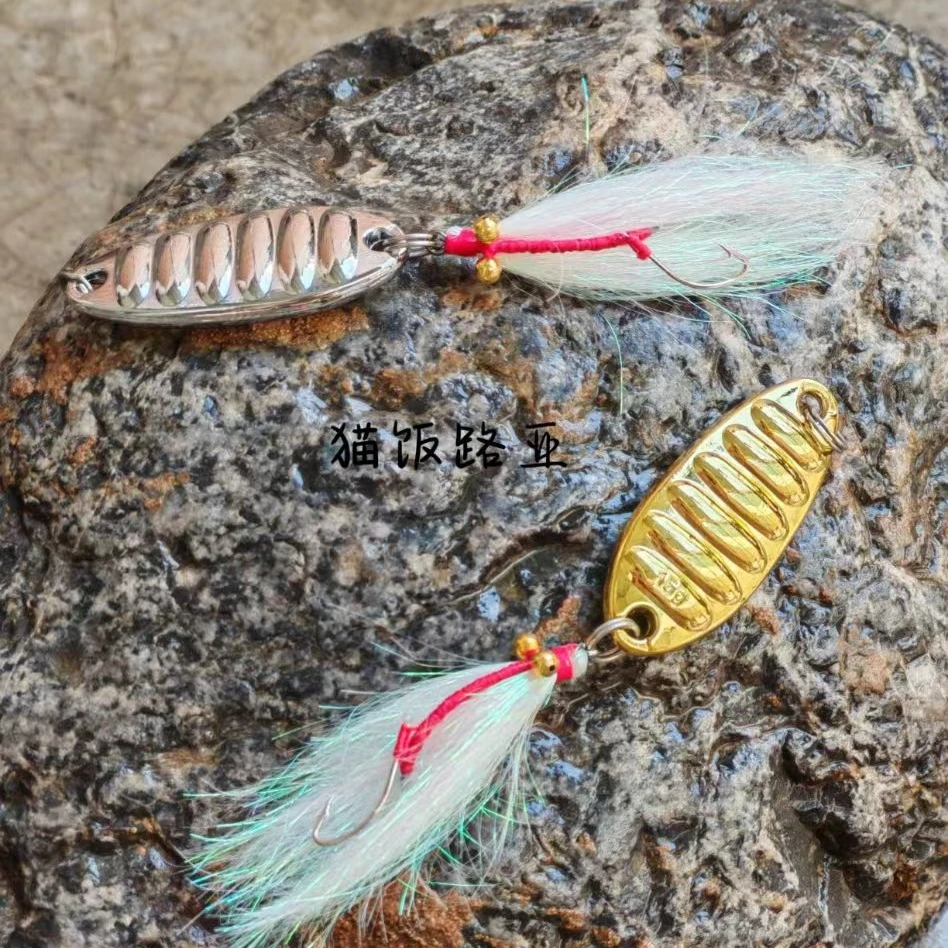 双钩疯狂查理亮查钓组针对大水面路亚翘嘴青稍红尾白条马口假饵