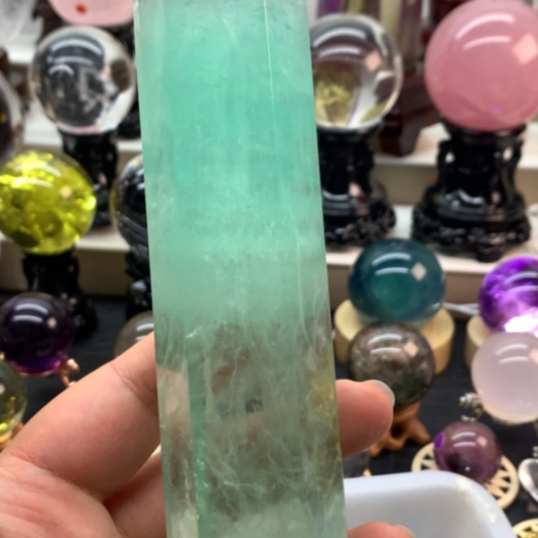 【闪购商品】萤石柱未镶嵌文*心