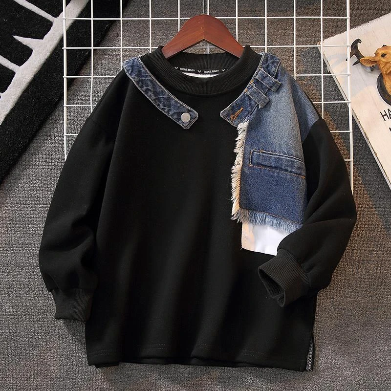 儿童装男童卫衣2025新款秋装长袖上衣服男孩中大童秋季炸街卫衣潮