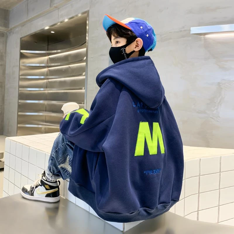 男童外套春秋款2025新款儿童秋装中大童秋季炸街上衣帅气时髦潮酷