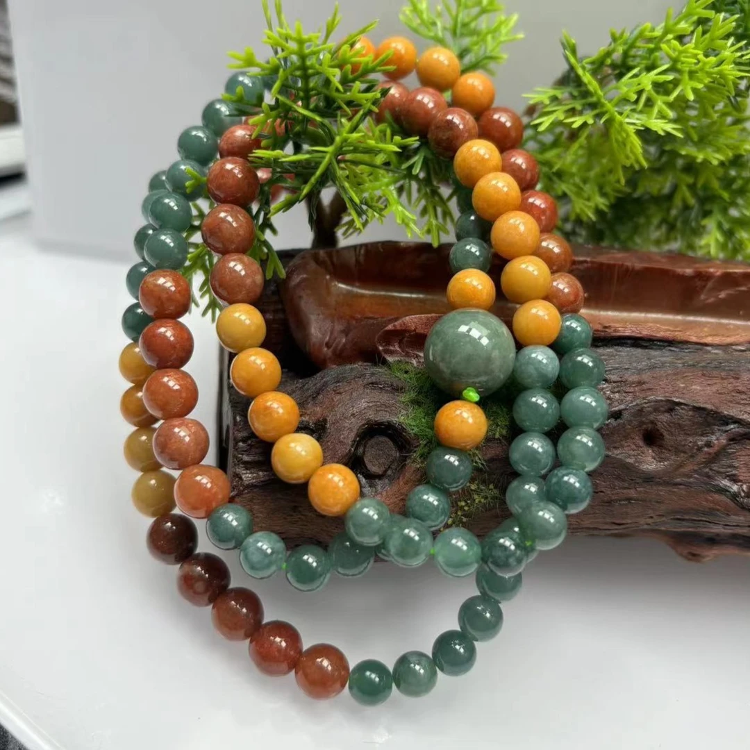 GS280翡翠A货 百搭时尚气质珠链