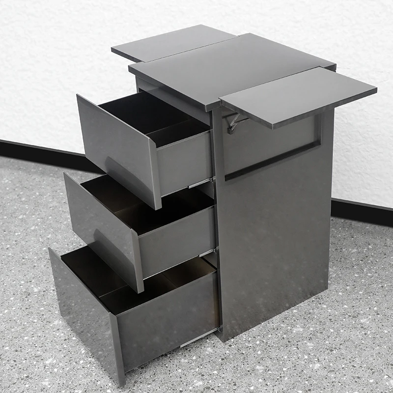 理发剪发工具柜发廊专用不锈钢柜子美发店储物工具台置物架工具柜