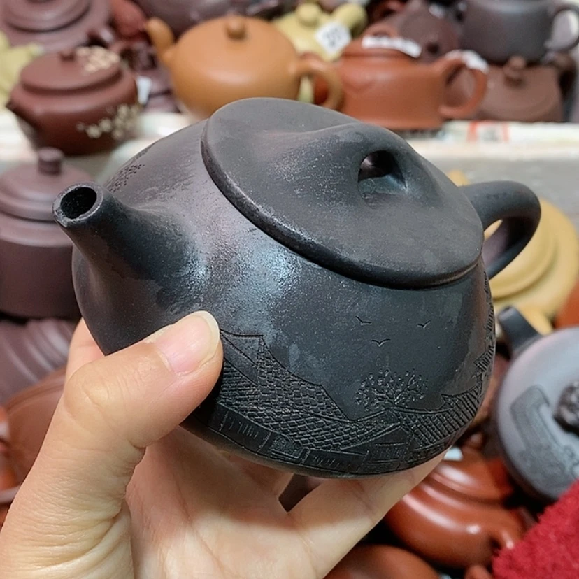 【闪购商品】紫砂壶微瑕把裂
