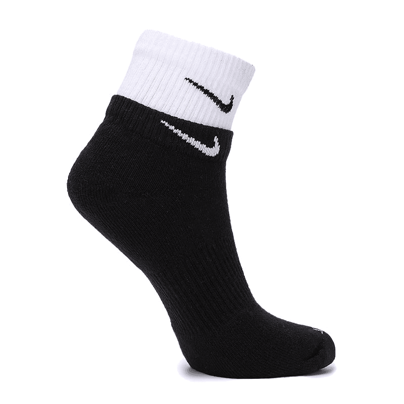 Nike/耐克男女运动袜中筒舒适透气吸汗休闲训练1双装  DH4058-011