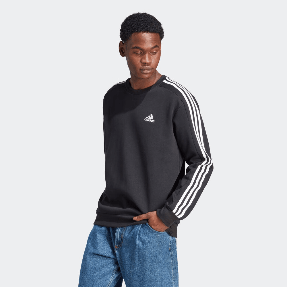 adidas/阿迪达斯男子冬季加绒运动圆领套头卫衣经典舒适款 IB4027