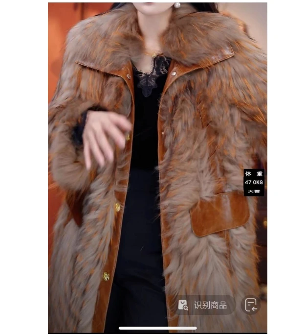 OBLE2024新款重工高定女装皮草外套 322-24560