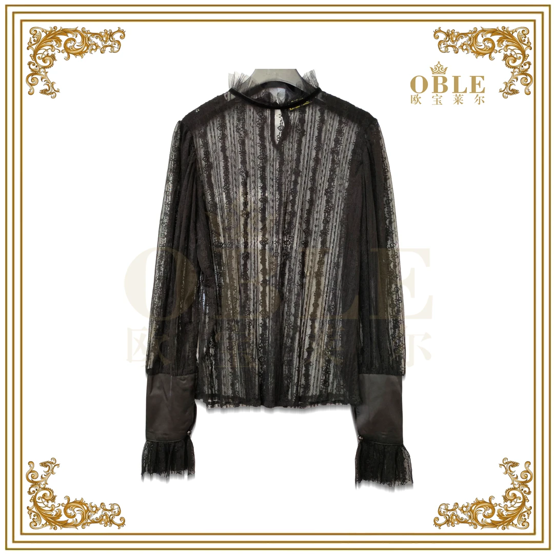 OBLE 百搭时尚2025秋装新款女装开衫上衣SGB51-2637