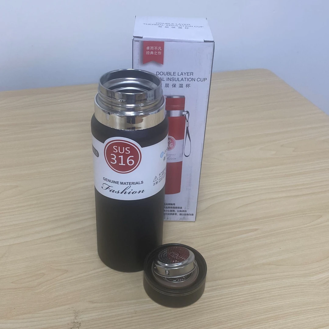 【全疆包邮】家用车用316双层保温杯800ml