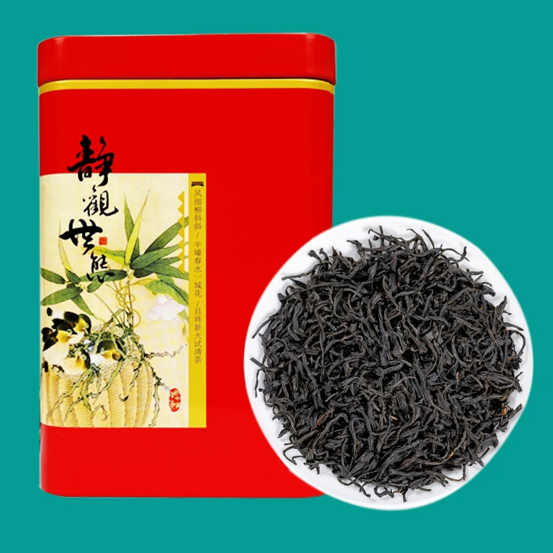 新茶正山小种红茶茶叶新茶浓香型散茶罐装100g