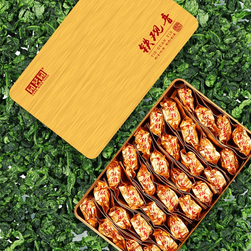 【正味兰花香】铁观音清香型高山乌龙茶独立小包装铁盒装