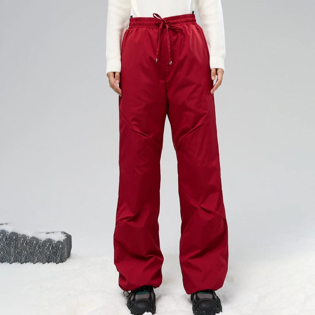 羽小白新款羽绒裤新国标90白鸭绒加厚防风滑雪裤耐磨冬季