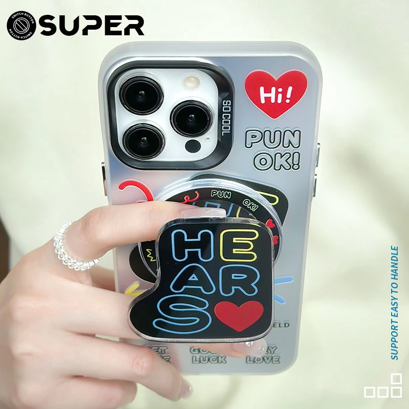 磁吸用心倾听手机壳苹果15iphone14/13promax12