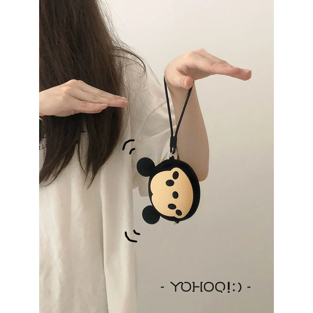 YOHOO!/ins立体耳朵零钱包~韩系学生chic少女心硅胶卡包硬币包小