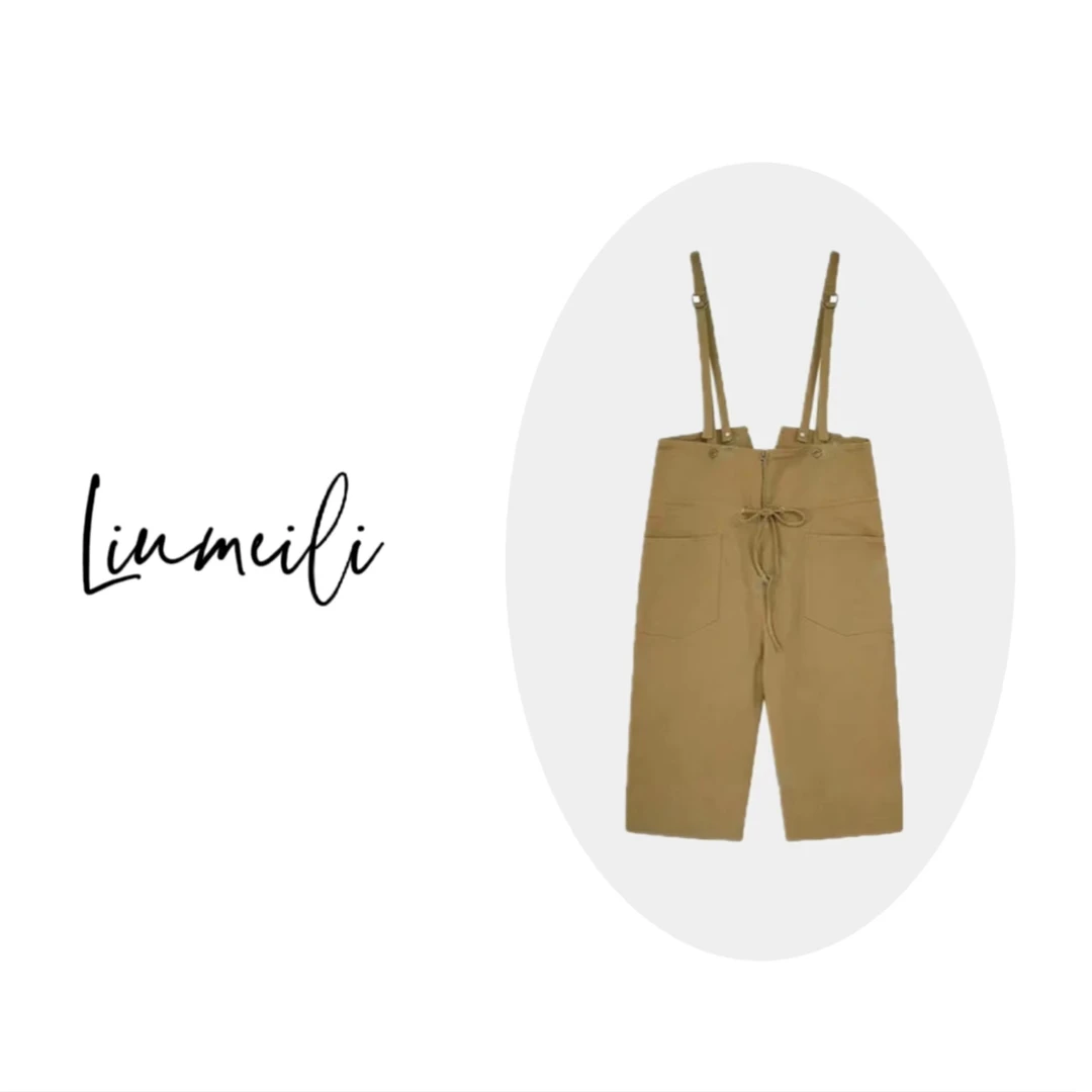 秋冬季休闲学院背带裤连体裤