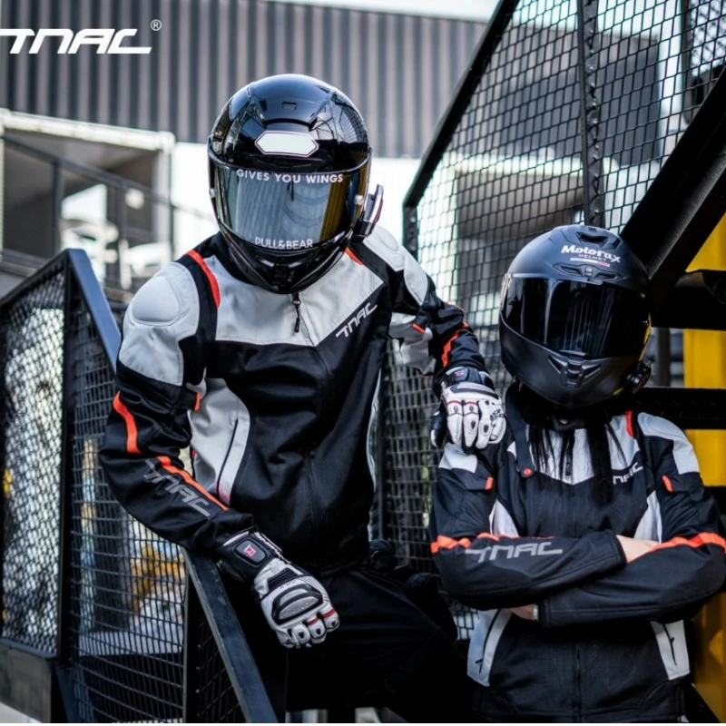 TNAC拓驰风暴摩托车骑行服四季夏季防水男女机车服防摔透气赛车服