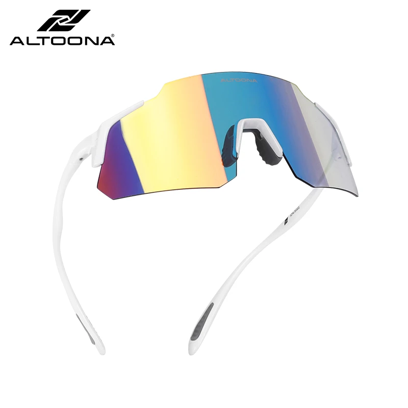 ALTOONAAItoona安途纳骑行无框眼镜炫彩渐变眼镜偏光镜防紫外眼镜