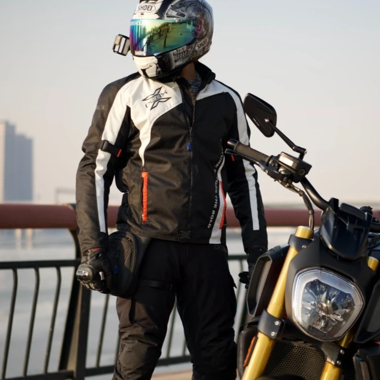 DEBX德博斯冲刺摩托车骑行服防摔四季冬季防水防风机车赛车男女CE